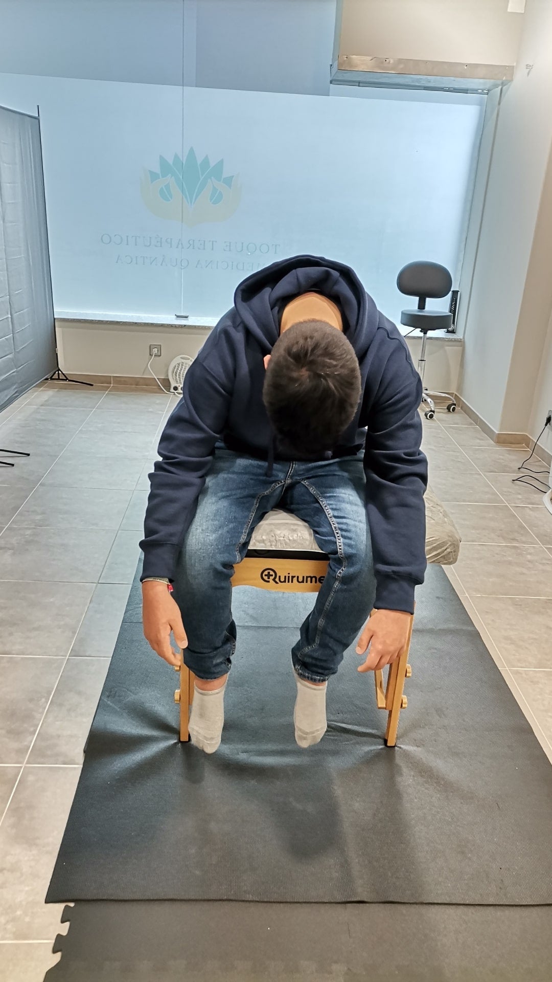 Cliente em Tratamento Com o Novo Método de Cura - Toque Terapéutico